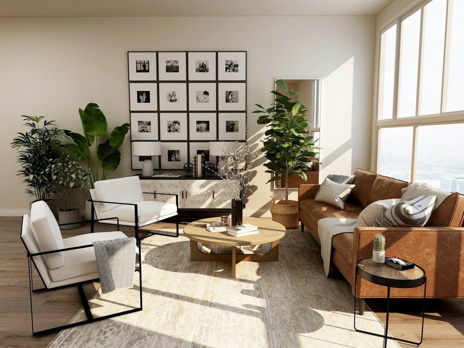 Trade partnerships interior concept